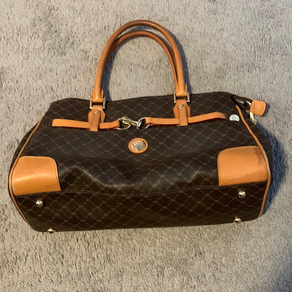 Rioni Signature Brown handbag